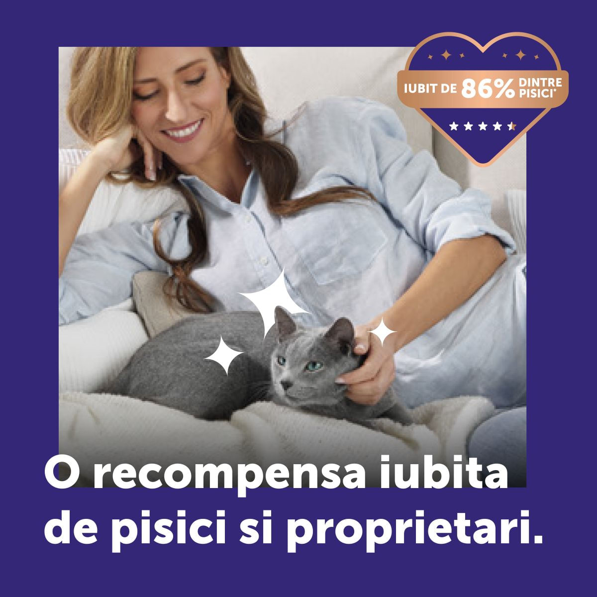 FELIWAY Happy Snack, Pui, plic recompense funcționale pisici, sistem nervos &amp; calmante, (topping), 15g x 6buc